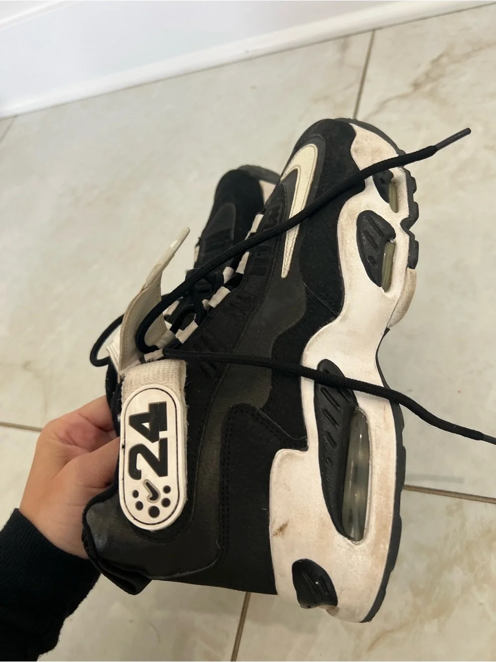 Nike Black Air Griffey Max 1 Gs Sneakers Size 5Y